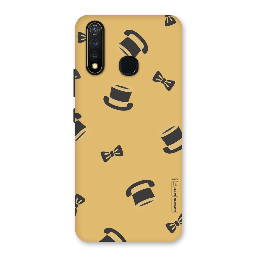 Hat and Bow Tie Back Case for Vivo Y19