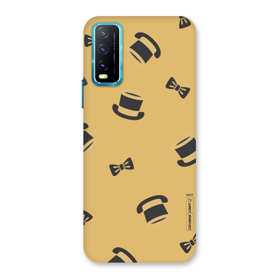 Hat and Bow Tie Back Case for Vivo Y20A