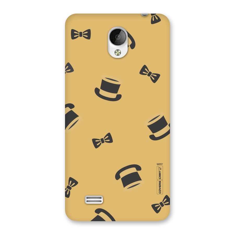 Hat and Bow Tie Back Case for Vivo Y21