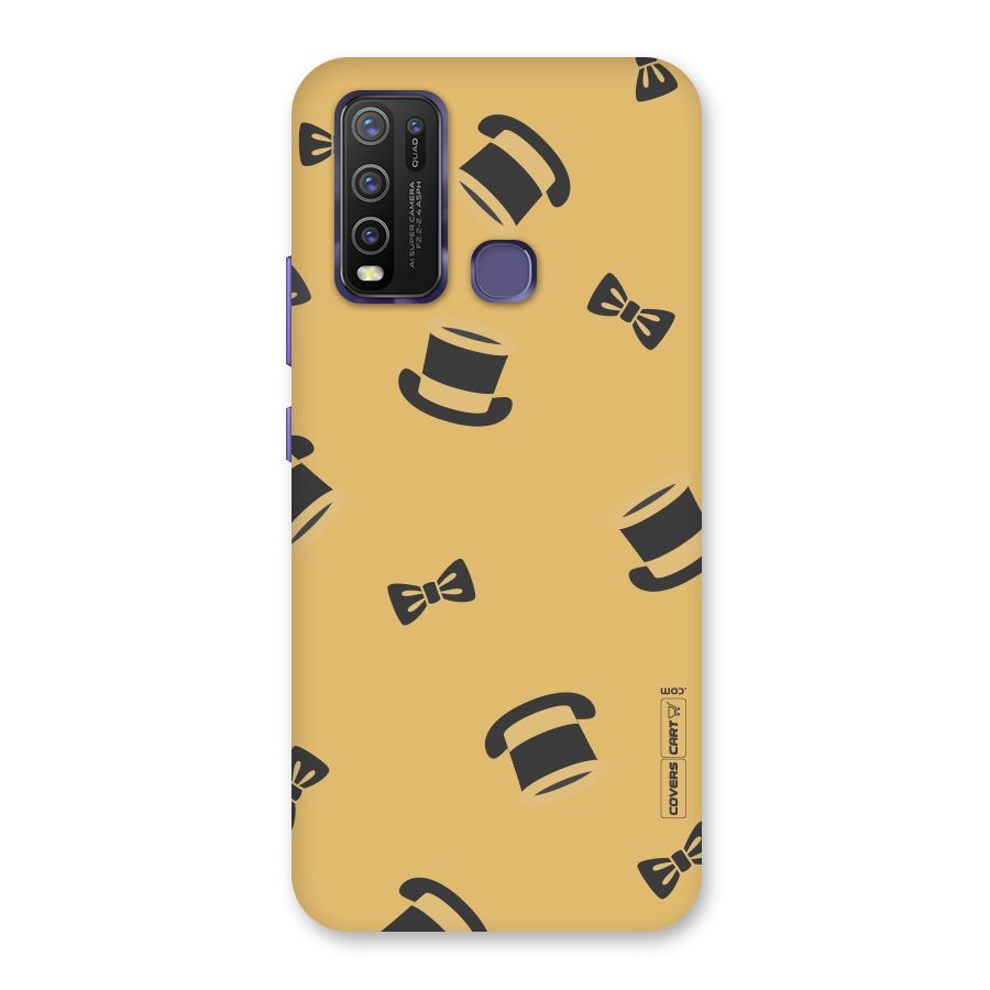 Hat and Bow Tie Back Case for Vivo Y30