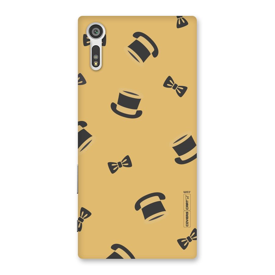 Hat and Bow Tie Back Case for Xperia XZ