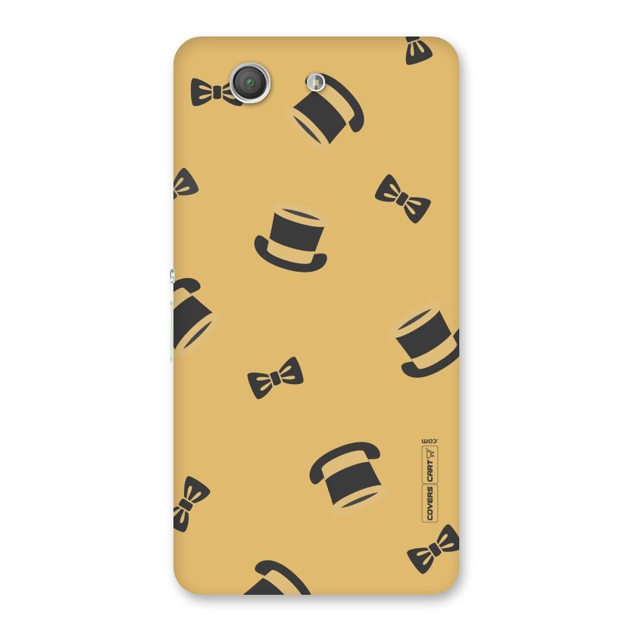 Hat and Bow Tie Back Case for Xperia Z3 Compact