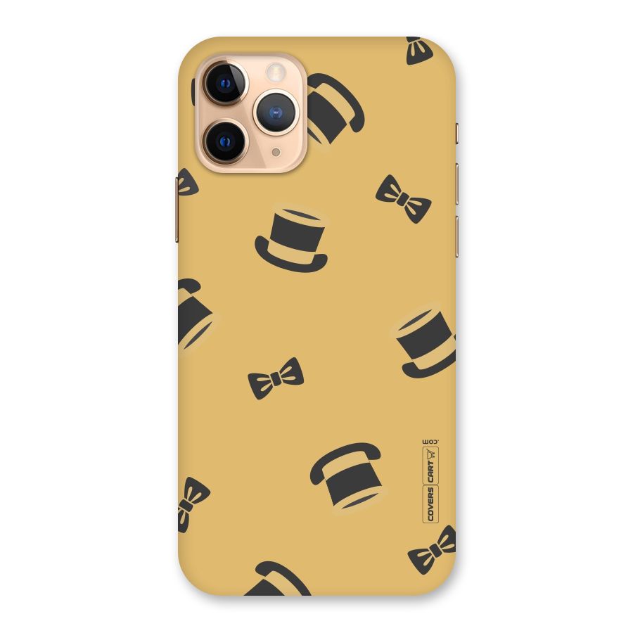 Hat and Bow Tie Back Case for iPhone 11 Pro
