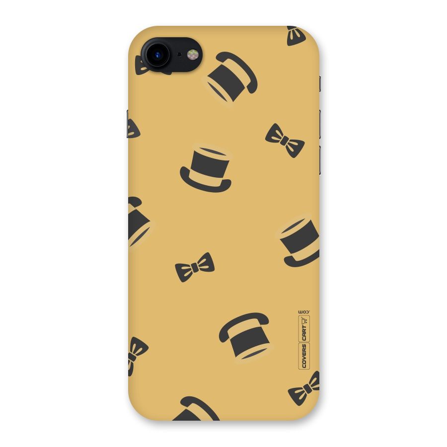 Hat and Bow Tie Back Case for iPhone SE 2020