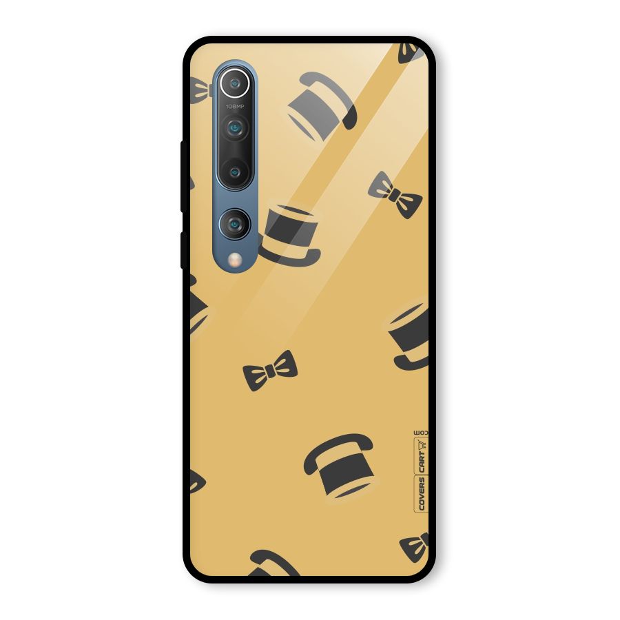 Hat and Bow Tie Glass Back Case for Mi 10