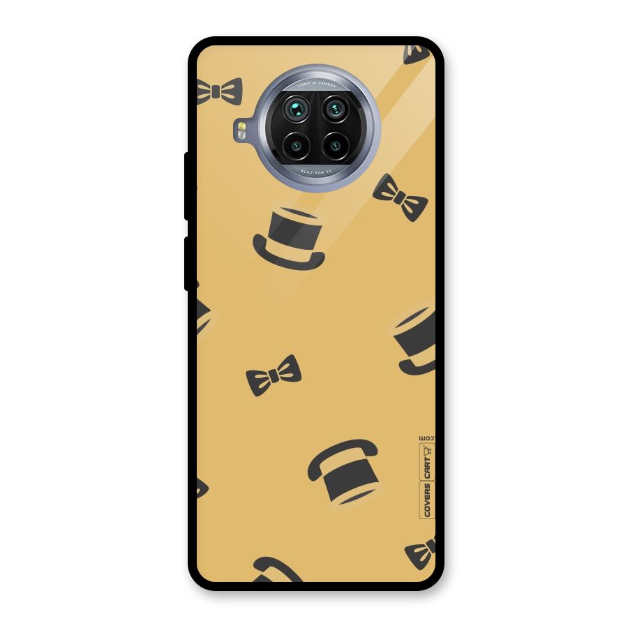 Hat and Bow Tie Glass Back Case for Mi 10i