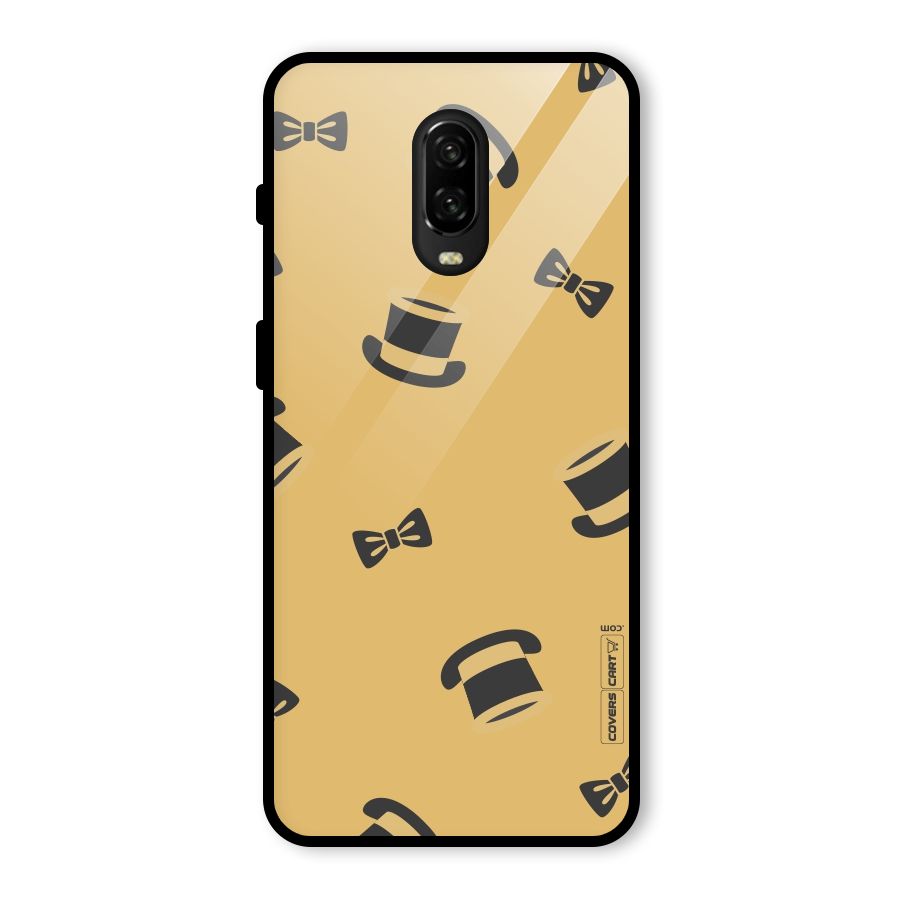 Hat and Bow Tie Glass Back Case for OnePlus 6T