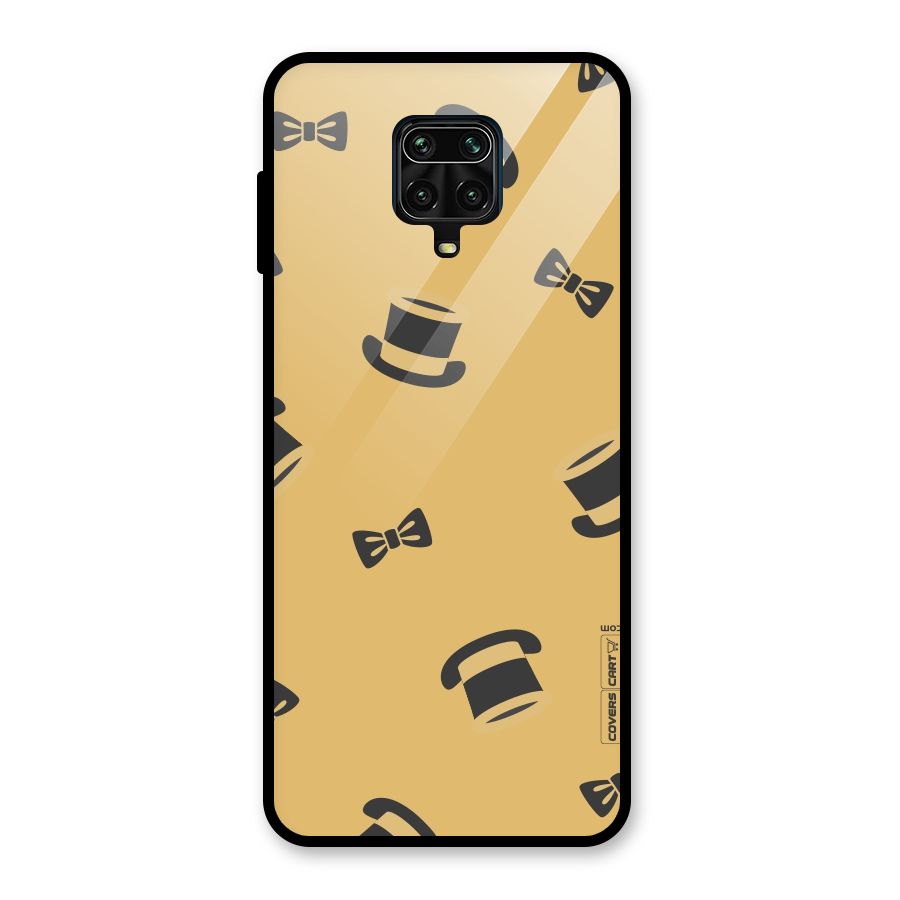 Hat and Bow Tie Glass Back Case for Poco M2 Pro