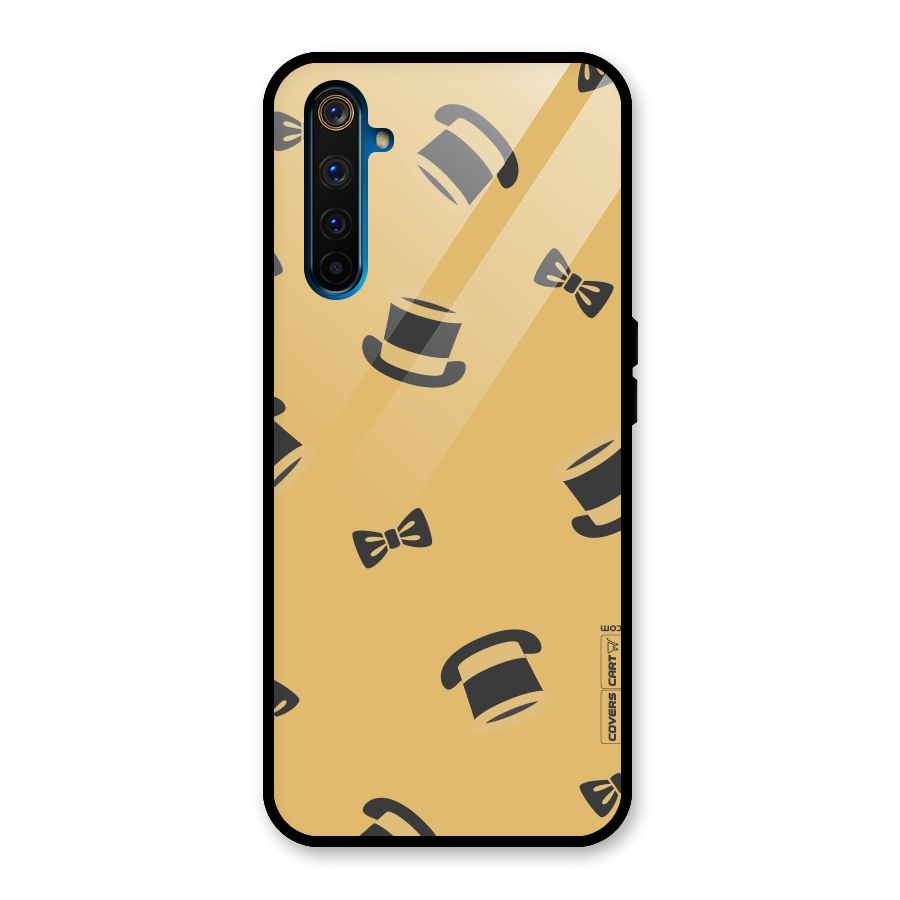 Hat and Bow Tie Glass Back Case for Realme 6 Pro
