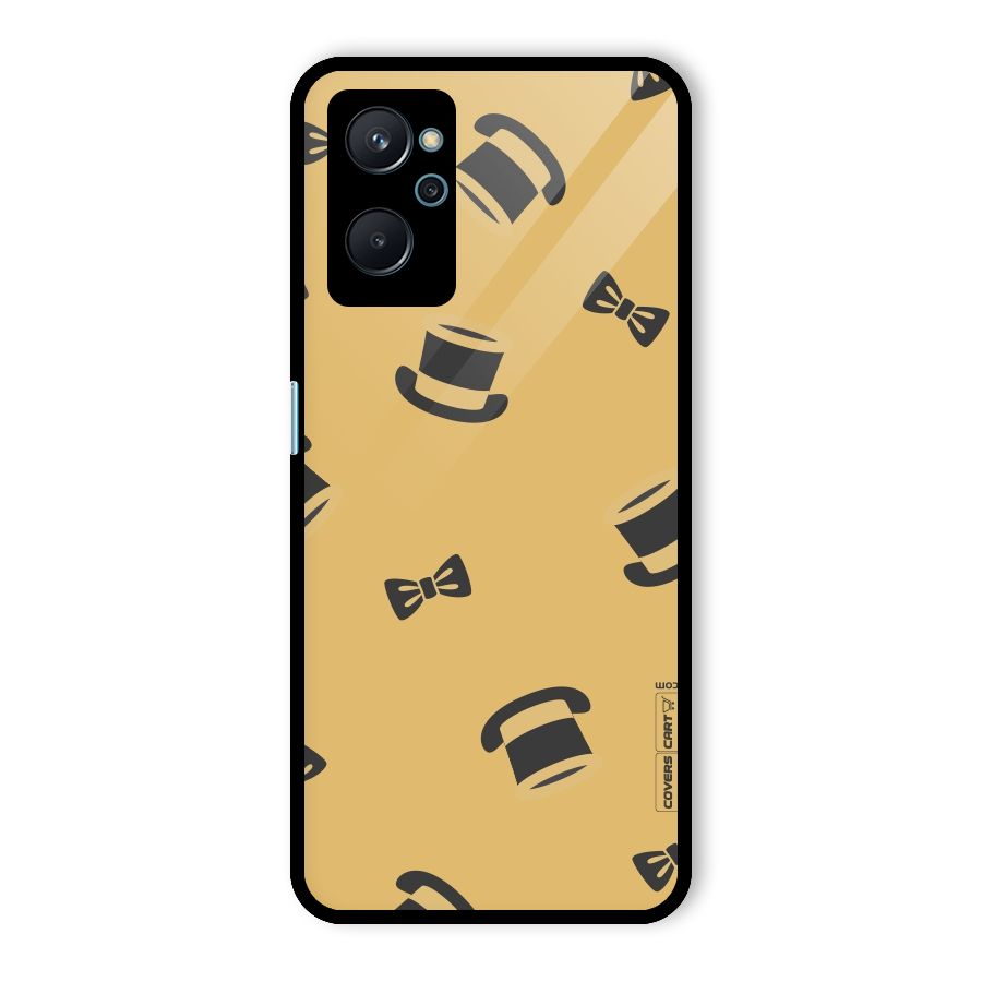 Hat and Bow Tie Glass Back Case for Realme 9i