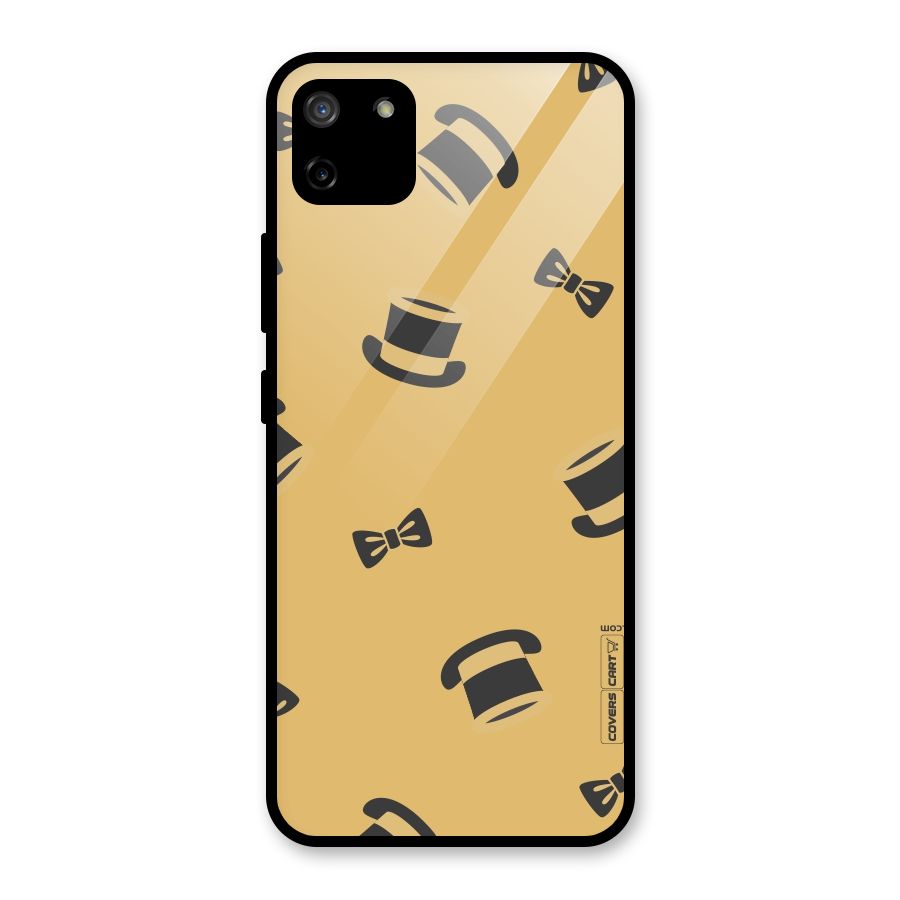 Hat and Bow Tie Glass Back Case for Realme C11