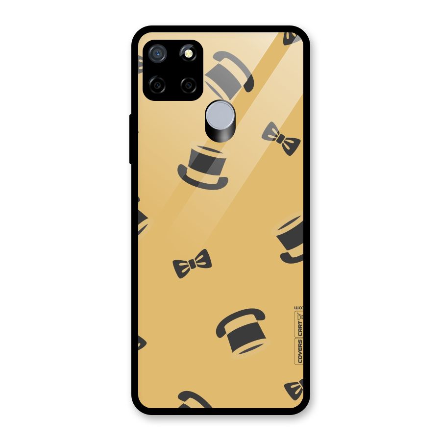 Hat and Bow Tie Glass Back Case for Realme C12