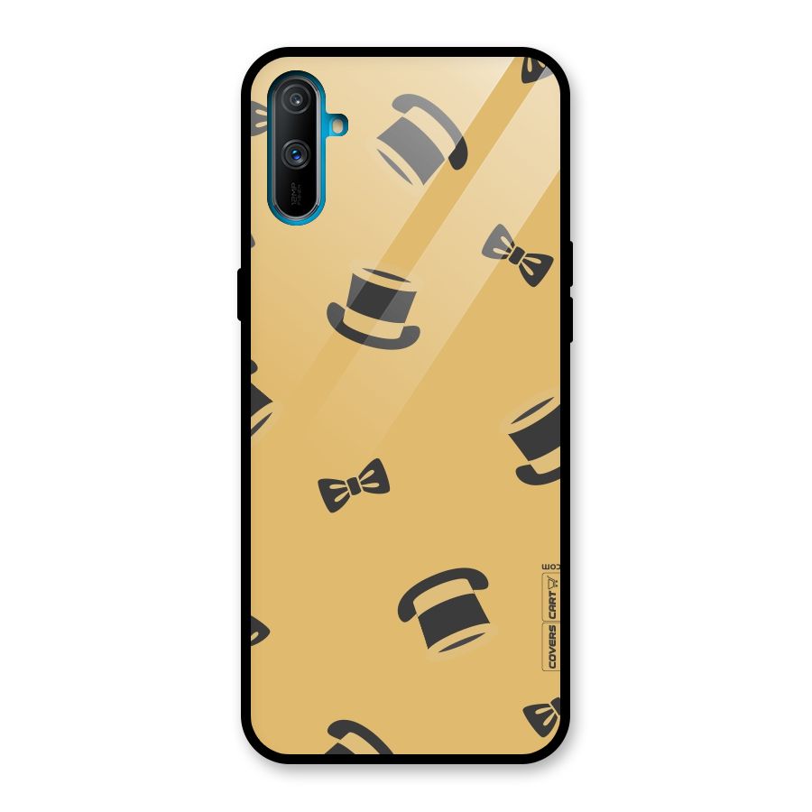 Hat and Bow Tie Glass Back Case for Realme C3