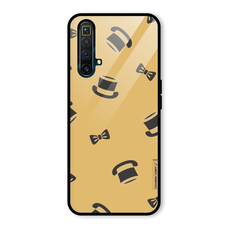 Hat and Bow Tie Glass Back Case for Realme X3