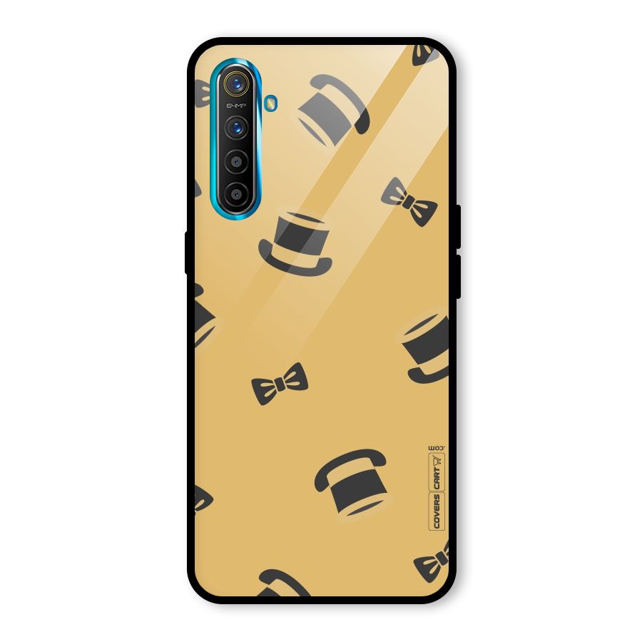 Hat and Bow Tie Glass Back Case for Realme XT