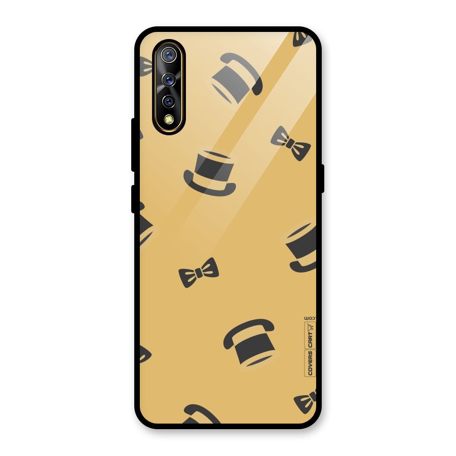 Hat and Bow Tie Glass Back Case for Vivo S1
