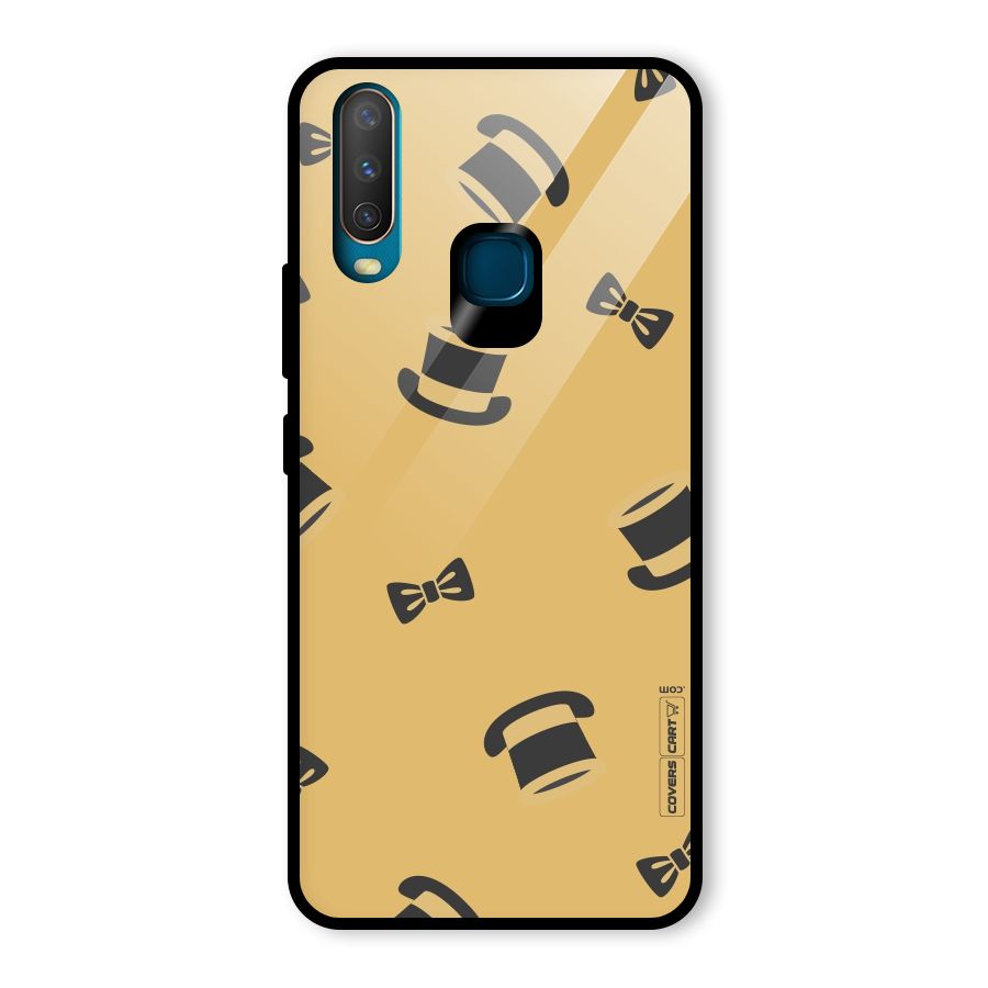 Hat and Bow Tie Glass Back Case for Vivo Y15