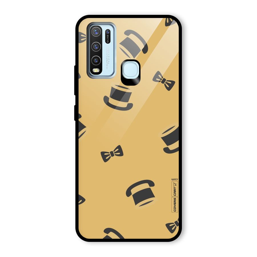 Hat and Bow Tie Glass Back Case for Vivo Y30