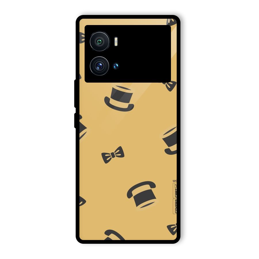 Hat and Bow Tie Glass Back Case for Vivo iQOO 9 Pro