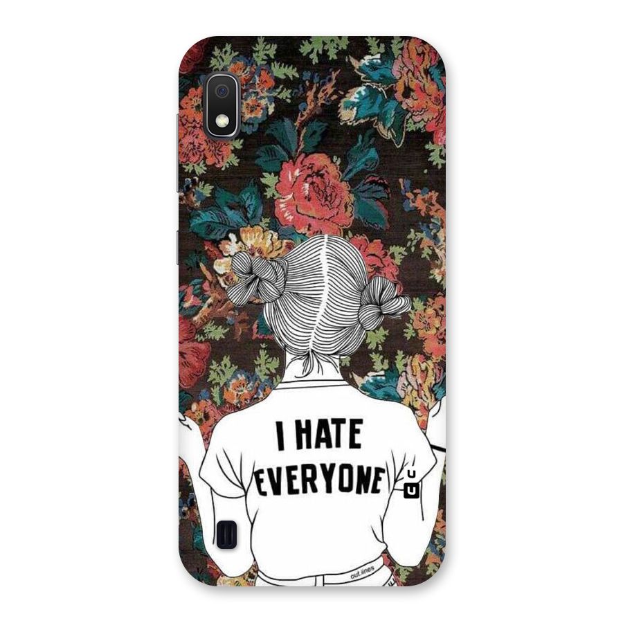Hate Everyone Back Case for Galaxy A10
