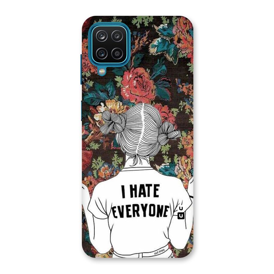 Hate Everyone Back Case for Galaxy M12