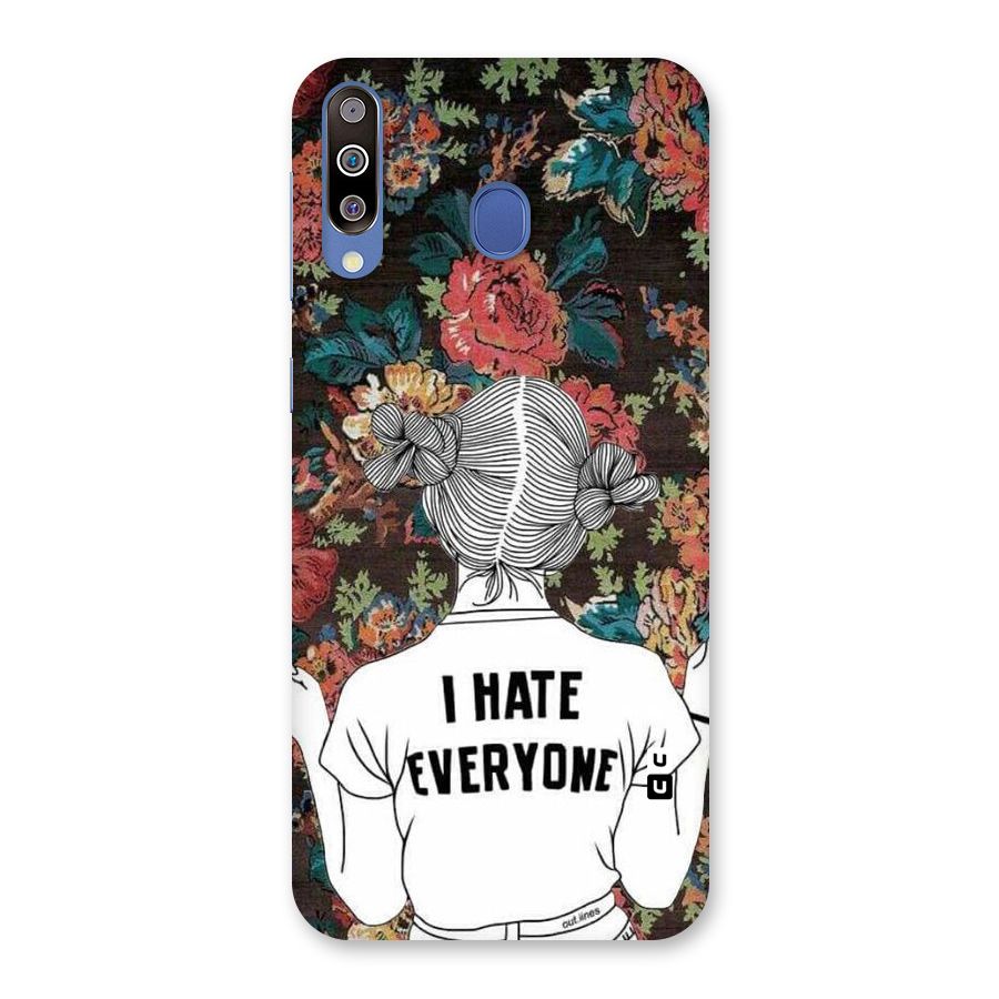 Hate Everyone Back Case for Galaxy M30