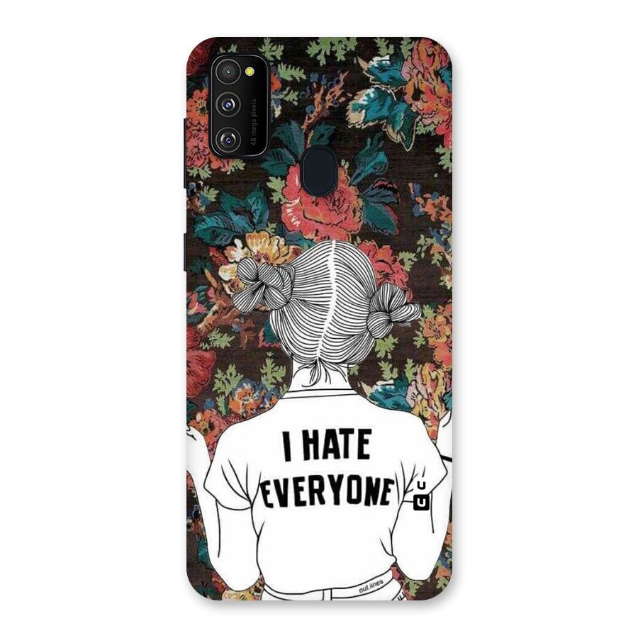Hate Everyone Back Case for Galaxy M30s