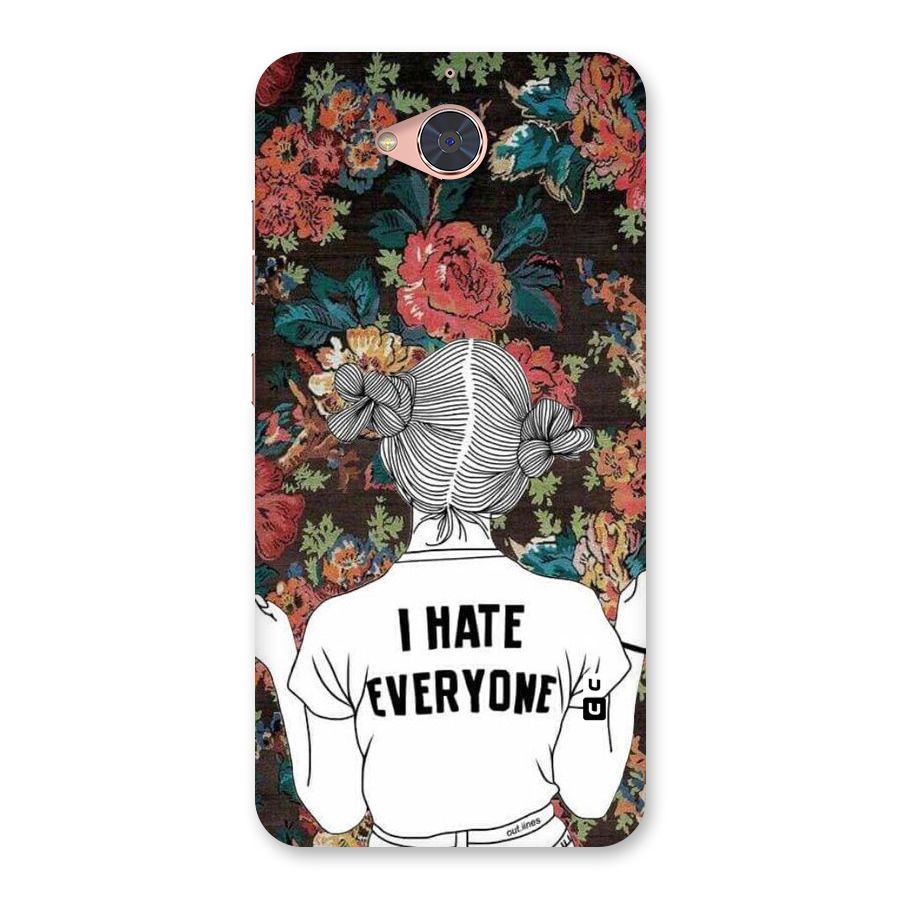Hate Everyone Back Case for Gionee S6 Pro