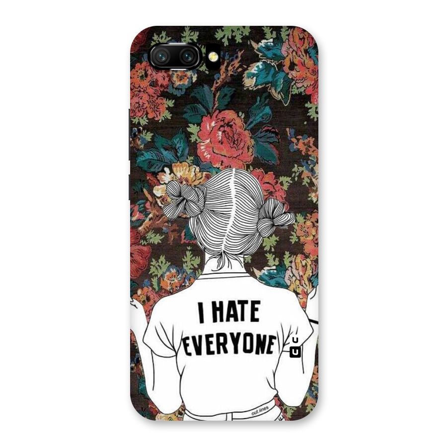 Hate Everyone Back Case for Honor 10
