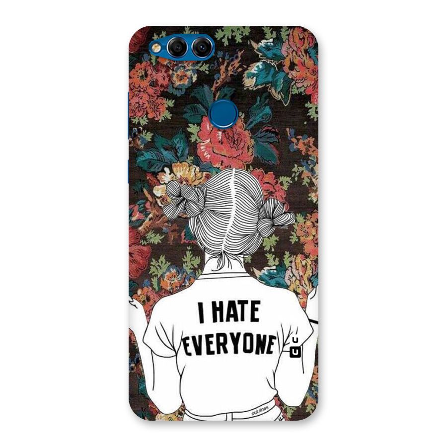 Hate Everyone Back Case for Honor 7X