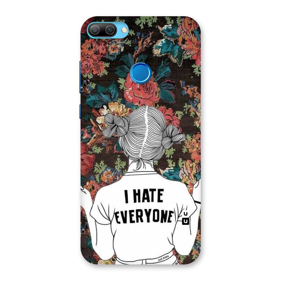Hate Everyone Back Case for Honor 9N