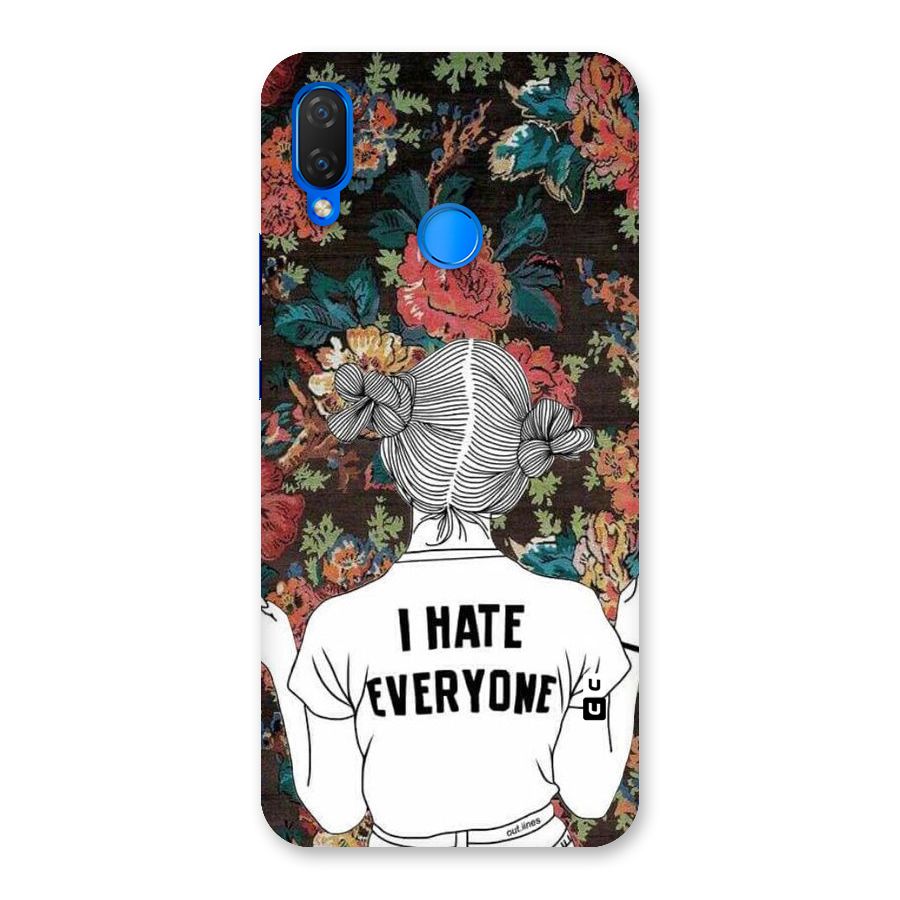 Hate Everyone Back Case for Huawei P Smart+
