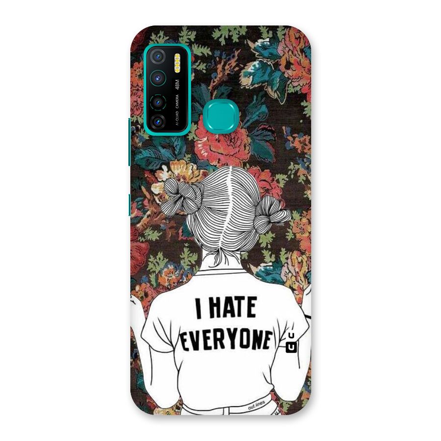 Hate Everyone Back Case for Infinix Hot 9 Pro