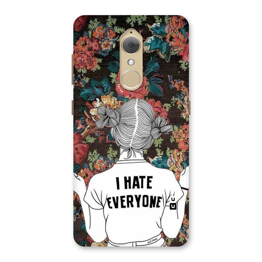 Hate Everyone Back Case for Lenovo K8