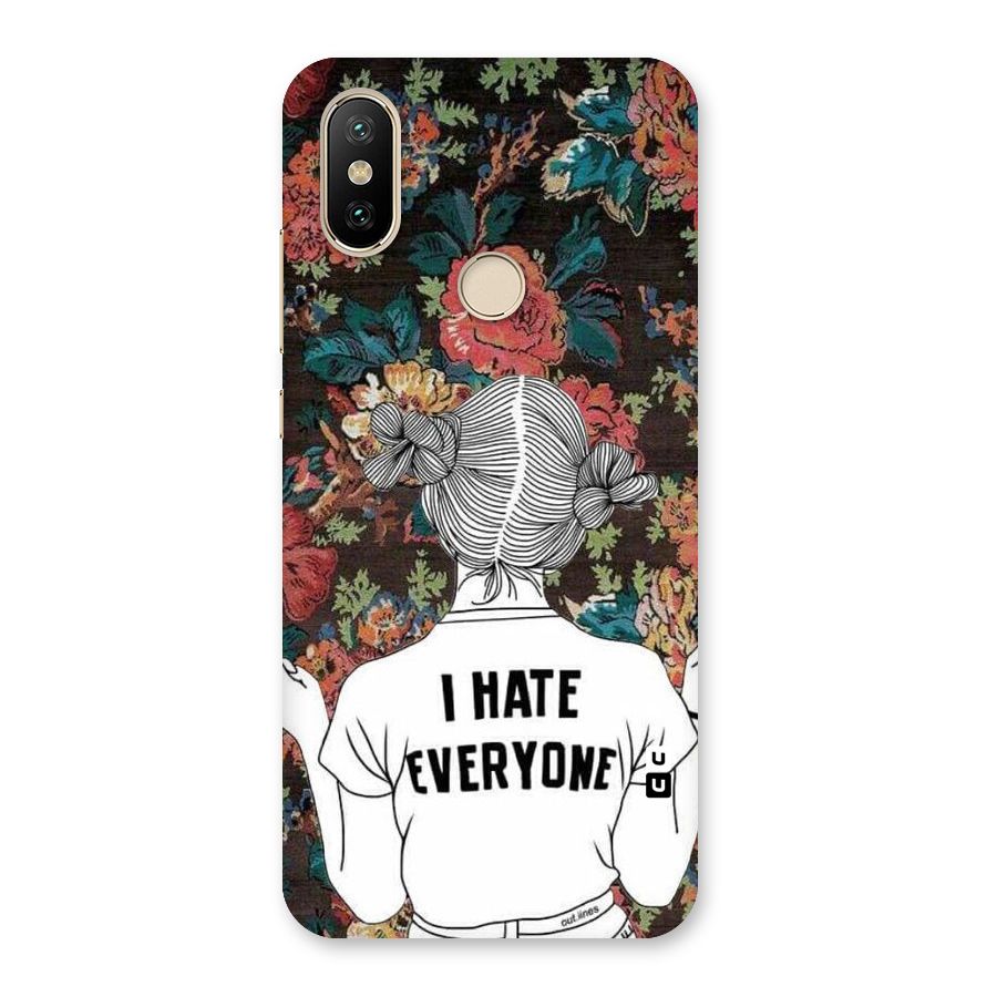 Hate Everyone Back Case for Mi A2