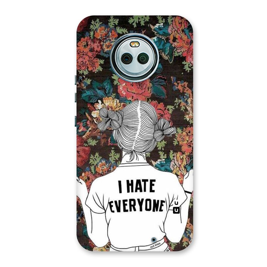 Hate Everyone Back Case for Moto X4