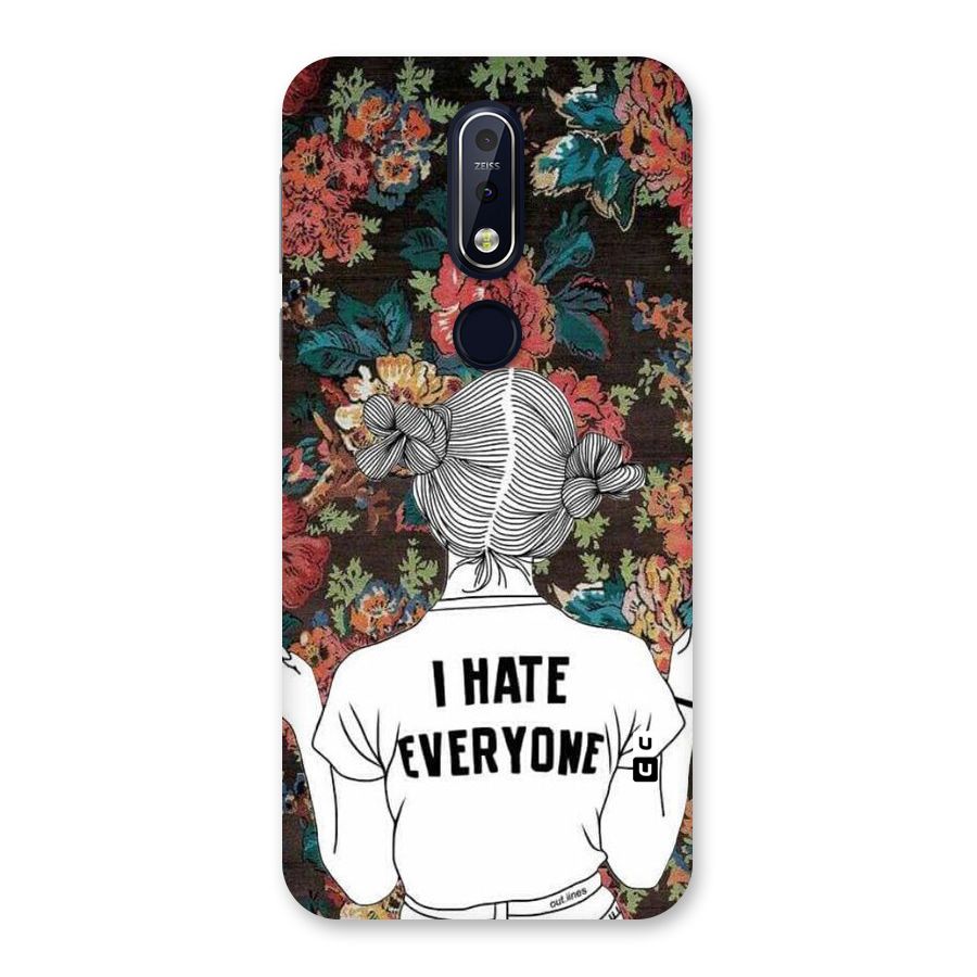 Hate Everyone Back Case for Nokia 7.1