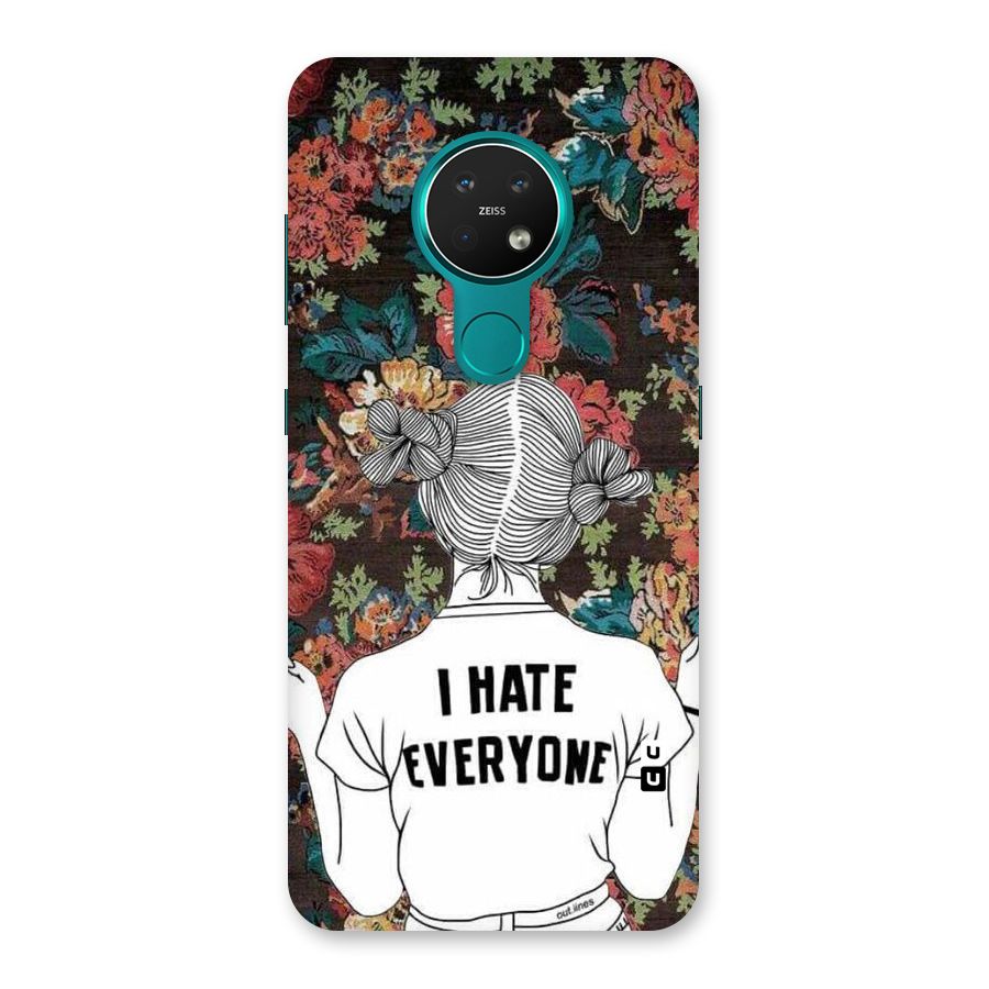 Hate Everyone Back Case for Nokia 7.2