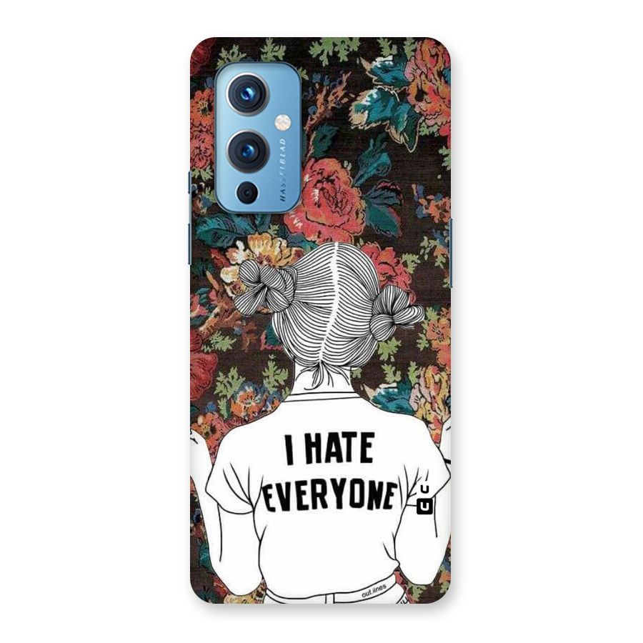 Hate Everyone Back Case for OnePlus 9