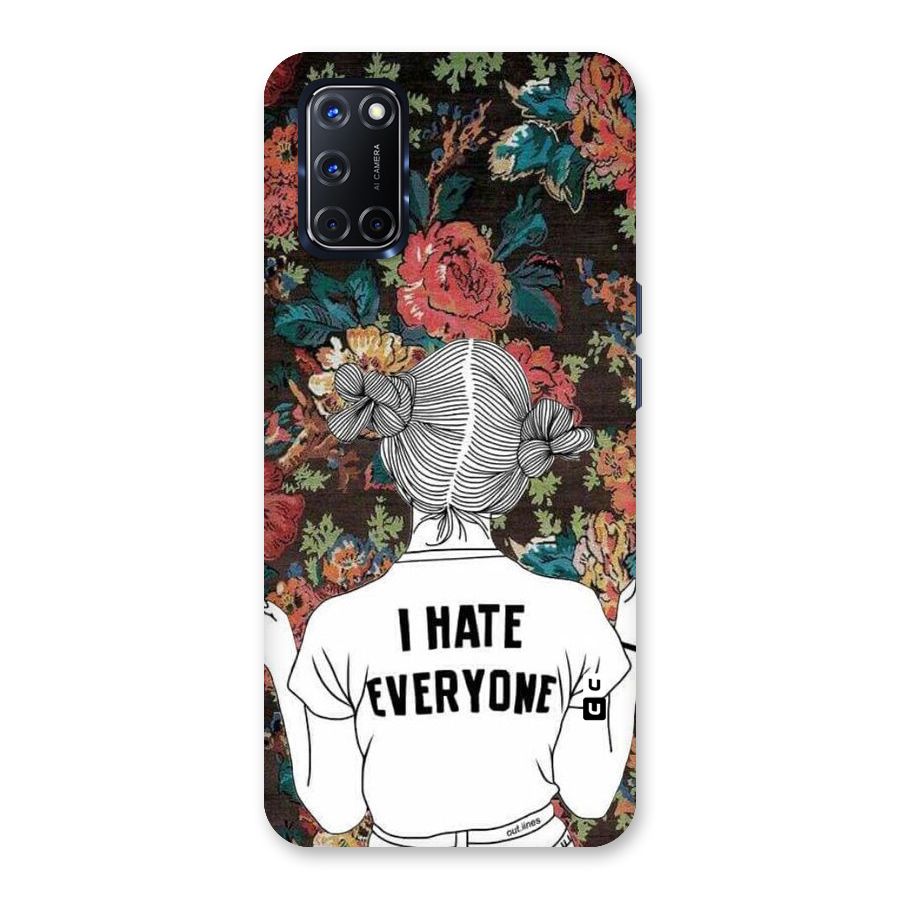 Hate Everyone Back Case for Oppo A52