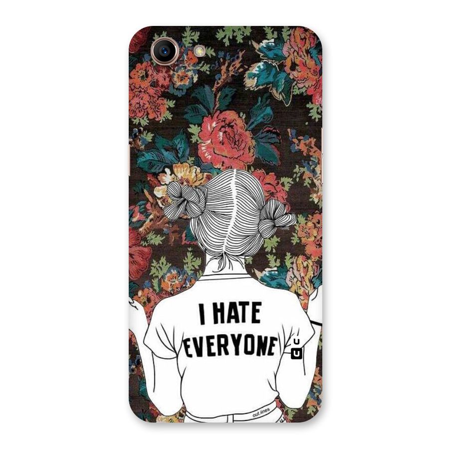 Hate Everyone Back Case for Oppo A83 (2018)
