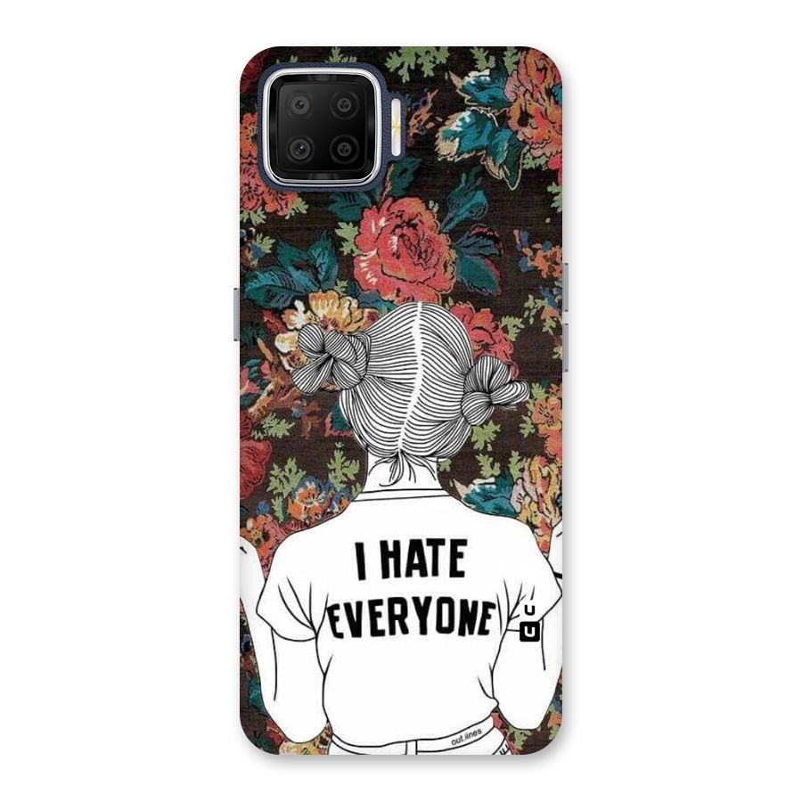 Hate Everyone Back Case for Oppo F17