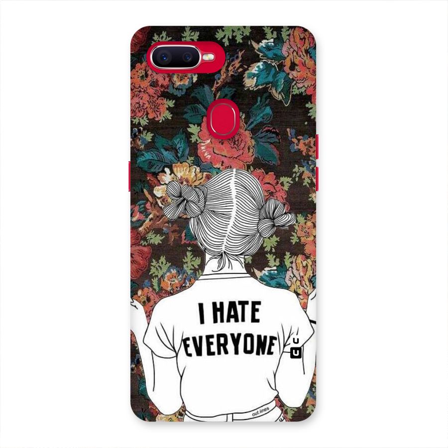 Hate Everyone Back Case for Oppo F9 Pro