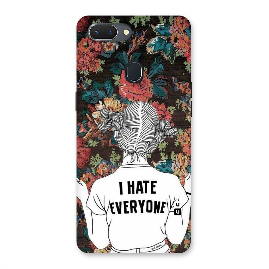 Hate Everyone Back Case for Oppo Realme 2