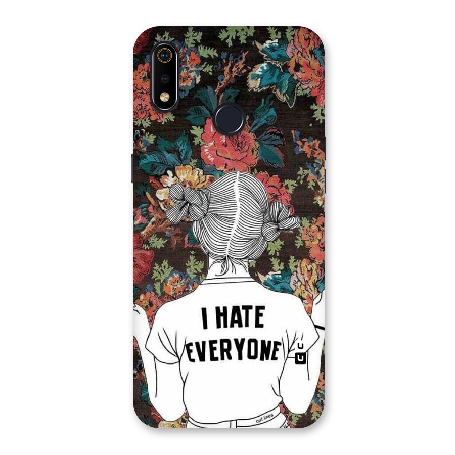 Hate Everyone Back Case for Realme 3i