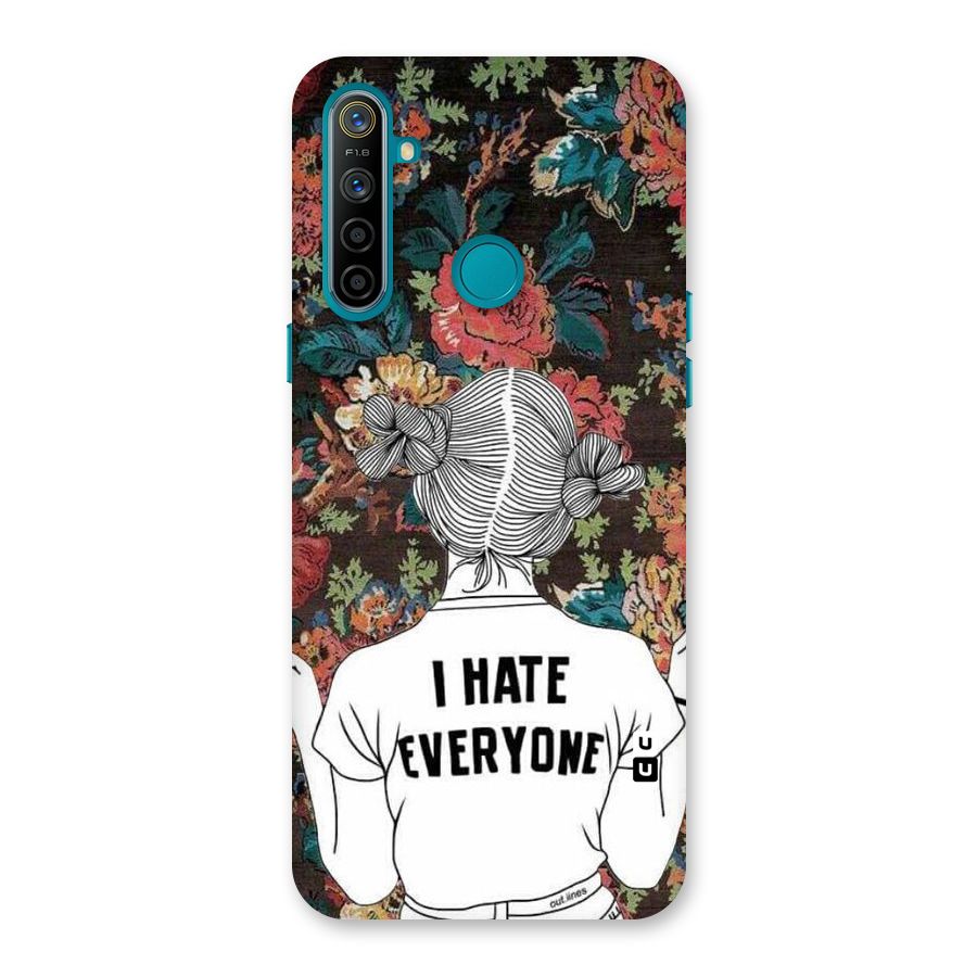 Hate Everyone Back Case for Realme 5i