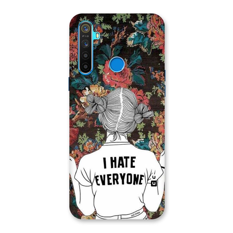 Hate Everyone Back Case for Realme 5s