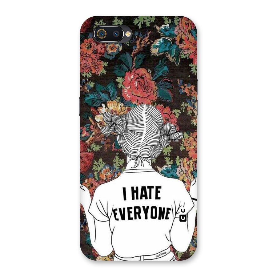 Hate Everyone Back Case for Realme C2