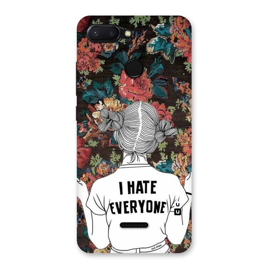Hate Everyone Back Case for Redmi 6