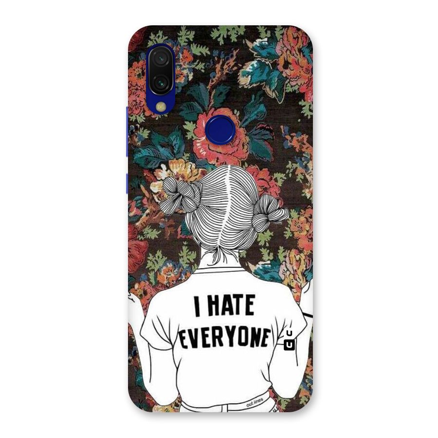 Hate Everyone Back Case for Redmi 7